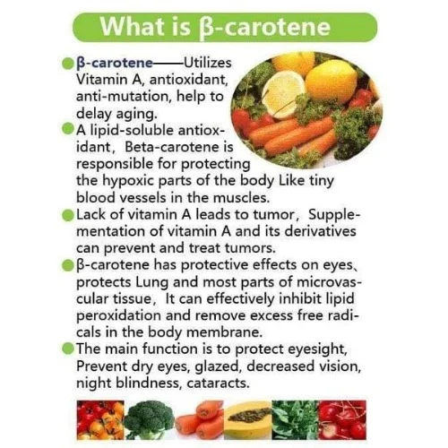 Norland Natural B-carotene - Prevents Stroke & Anti-aging - 60 Caps - Image 2