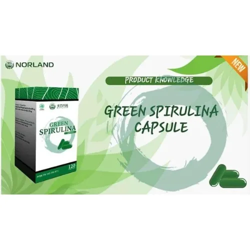 Norland Green Spirulina Capsules (60 Caps) – Natural Superfood for Energy, Detox & Immunity - Image 5